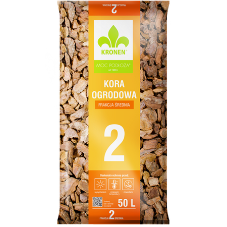 Kora ogrodowa średnia 20-40 mm – 50 l (paleta 45 szt.) Kronen