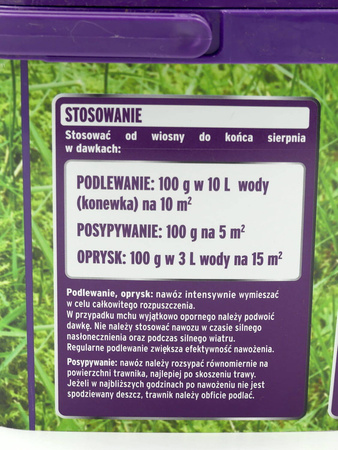 Antymech mikrogranulat SUBSTRAL 4 kg zwalcza mech na trawniku