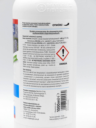 Effect24h Beloukha 680 EC zwalcza chwasty i mech w 24h 1000 ml Target