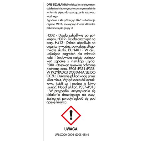 Chwastox Nowy Trio 390 SL 20 ml