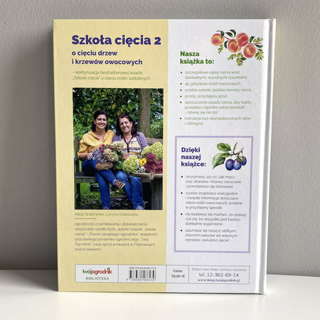 Książka Szkoła Cięcia 2 o cięciu drzew i krzewów owocowych