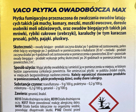 Max Płytka na owady latające i biegające