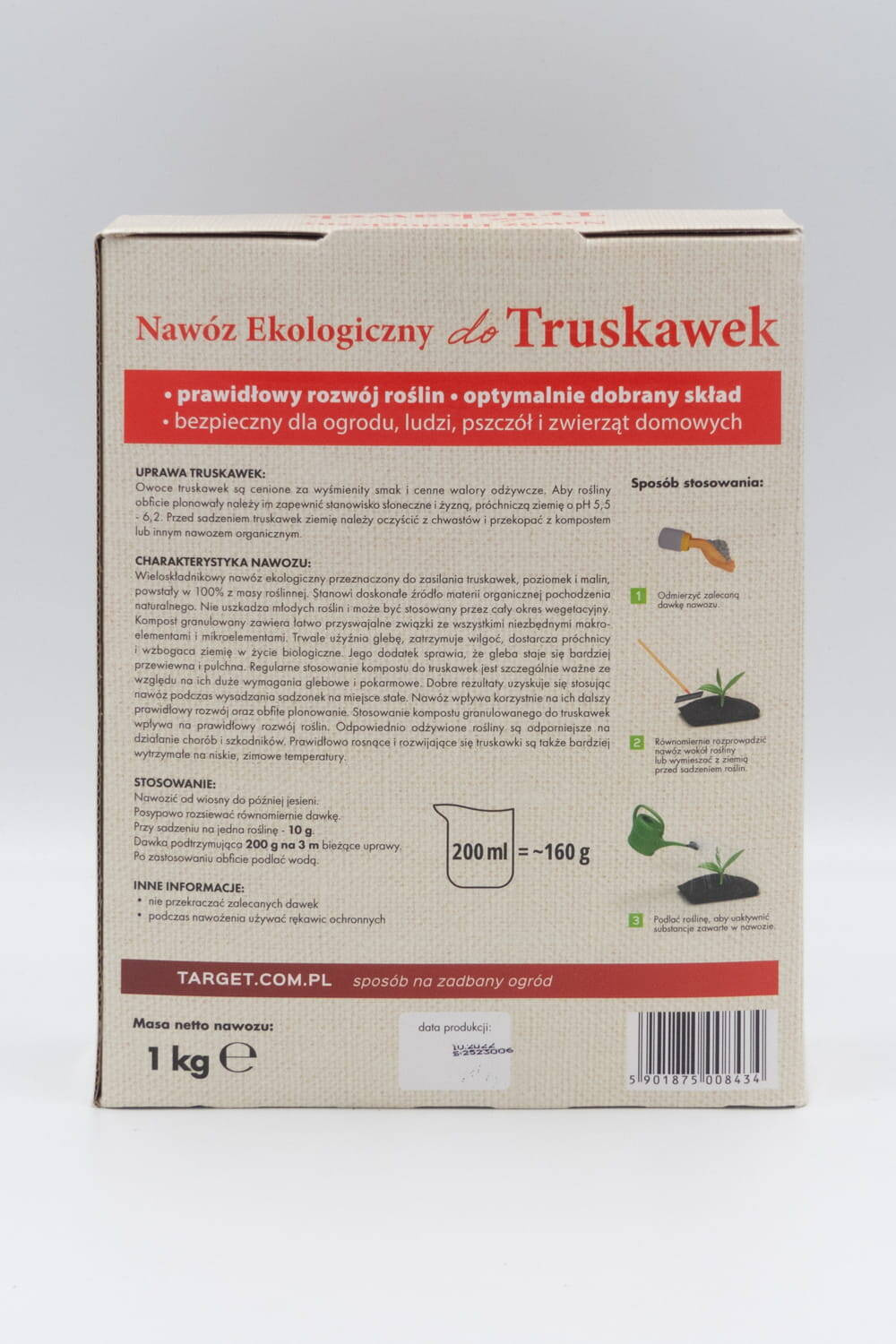 Nawóz ekologiczny do truskawek 1 kg