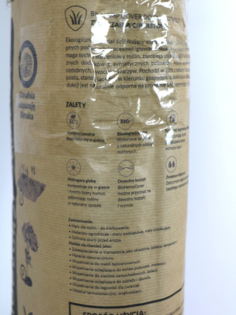 BIO HempCover włóknina ściółkująca z włókien konopnych 0,8x5 m
