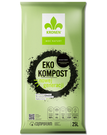 Eko kompost nowej generacji – 25 l (paleta 60 szt.) Kronen