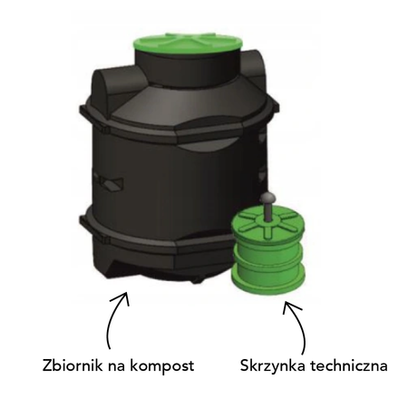 Kompostownik Wodny Bio Easy Flow 850 L Haba
