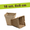 Komplet Doniczek Torfowych 24 szt  80x80 mm