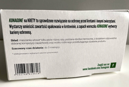 Kunagone - działa na krety 10 szt.