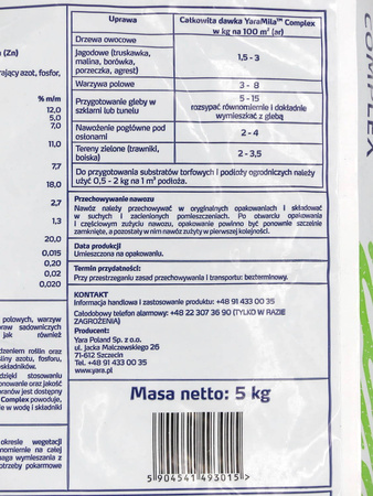 Nawóz Yara Complex Mila 5 kg