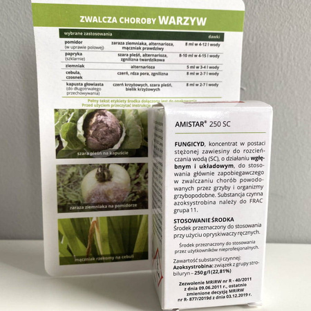 Amistar 250 SC środek zwalczający choroby fasoli, sałaty i  innych roślin uprawnych 5 ml Target