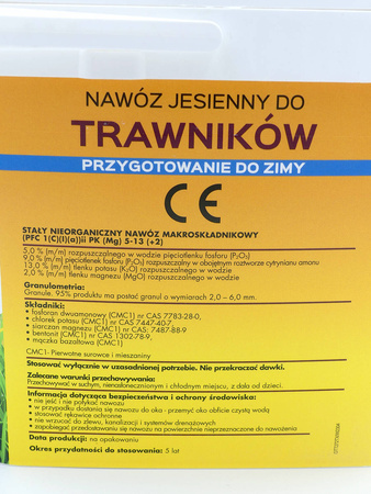 Nawóz jesienny do trawników – 8 kg Target