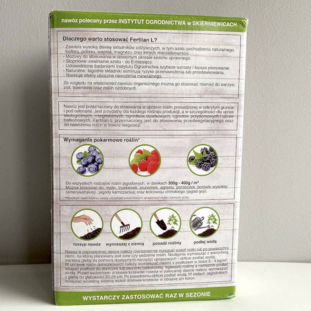 Fertilan - Nawóz Organiczny do Roślin Jagodowych i Sadowniczych 1,2 kg