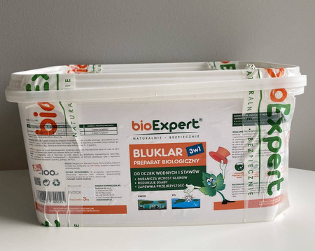 BluKlar 3w1 - preparat do czyszczenia oczek wodnych i stawów - 3 kg