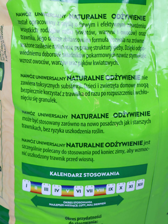 Nawóz uniwersalny Naturalne Odżywienie – Witaminy Dla Rośliny – 15 kg Protect Garden