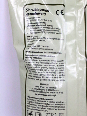 Siarczan Potasu 5 kg- Ogród Start