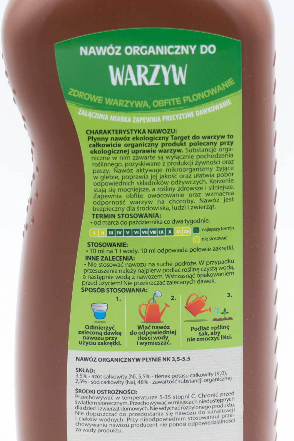 Płynny nawóz ekologiczny do warzyw 1 l Target