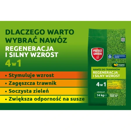 Nawóz Wiosenny Do Trawników Witaminy Dla Rośliny 14 kg