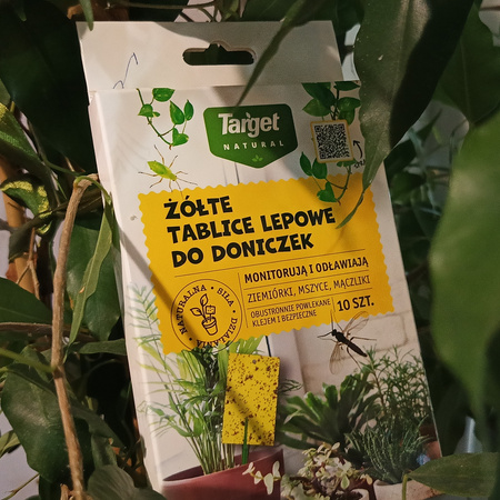 Tablice lepowe na ziemiórki, mączliki, mszyce i inne 10 szt. Target