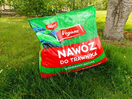 Wysokoazotowy nawóz do trawnika Vegano – wspierany naturą 8 kg