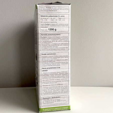 Fertilan - Nawóz Organiczny do Roślin Jagodowych i Sadowniczych 1,2 kg