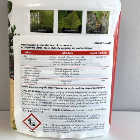 Karate Spray 750ml zwalcza szkodniki roślin domowych i warzywnych