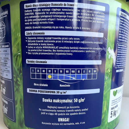 Nawóz Osmocote do trawnika 10 kg Substral