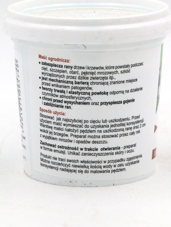 Maść Ogrodnicza 125 g preparat w formie pasty zabezpieczający rany drzew i krzewów