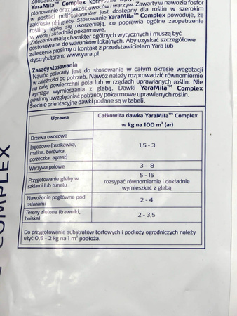 Nawóz Yara Complex Mila 10 kg