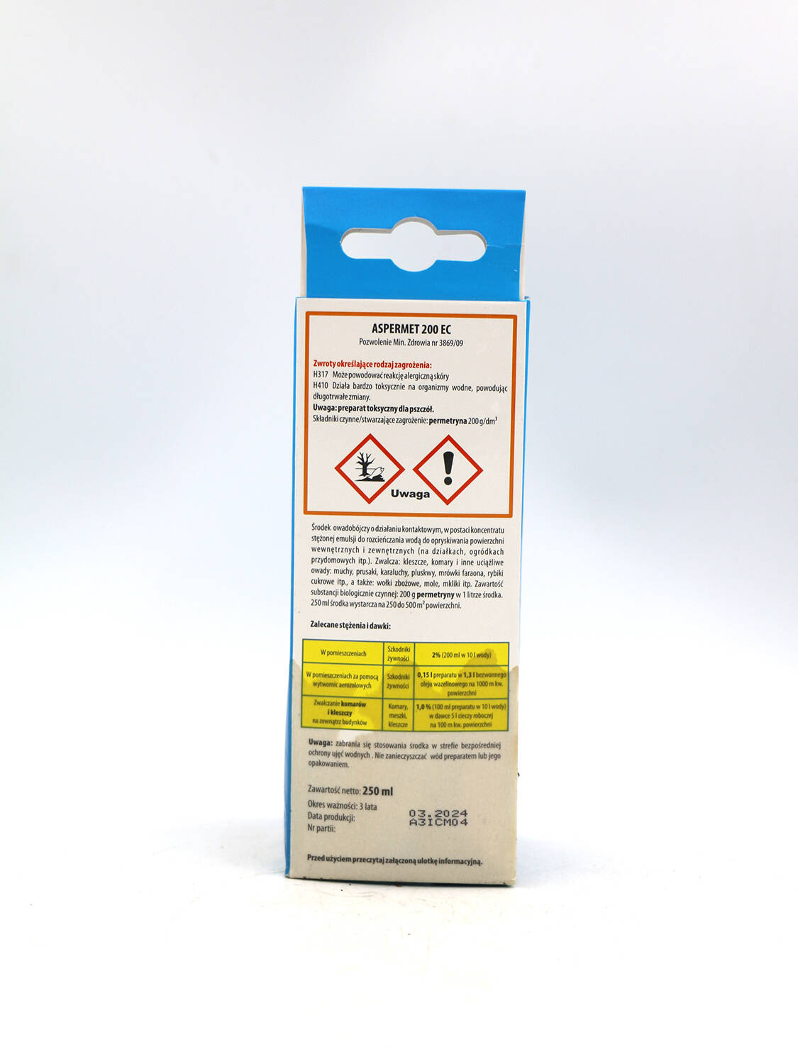 Aspermet 200 EC - zwalcza komary 250 ml