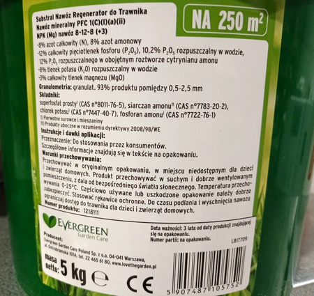 Nawóz Do Trawnika – Regenerator 100 Dni – 5 kg Substral