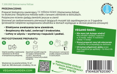 Ziemiórka Stoper Vegano 7,5 mln nicieni 