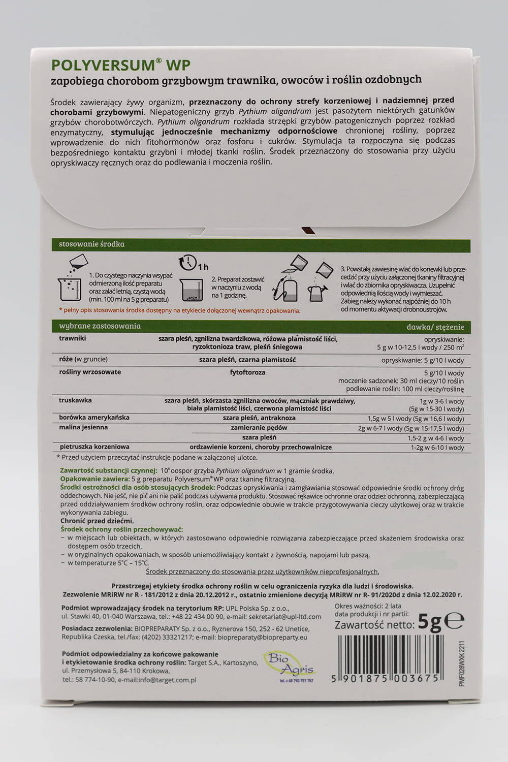 POLYVERSUM WP Uniwersalny 5 g Target 2 szt.