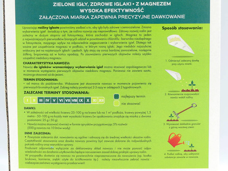 Nawóz do iglaków wzmacniający wybarwienie igieł 1 kg