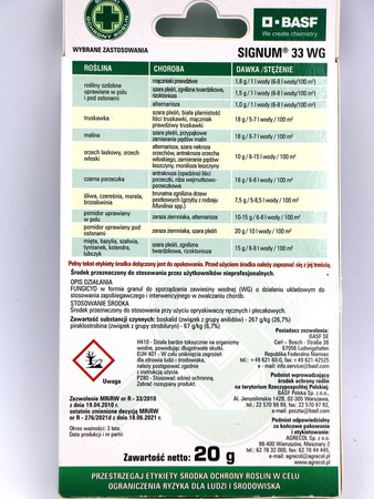 Signum 33WG - Zwalcza Choroby Grzybowe 20 g