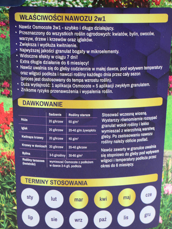 Nawóz Do Ogrodu 2w1 – Osmocote Długodziałajacy – 4,5 kg Substral