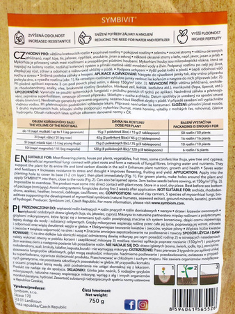 Mikoryza SYMBIVIT Standard 750 g Symbiom