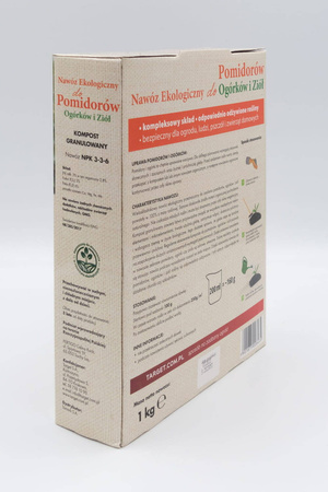 Nawóz ekologiczny do pomidorów ogórków i ziół 1 kg