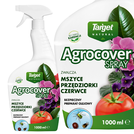 Agrocover Spray zwalcza mszyce, przędziorki, czerwce 1l