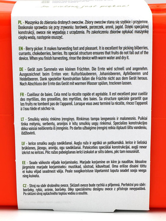 Maszynka do zbierania drobnych owoców – Biogród