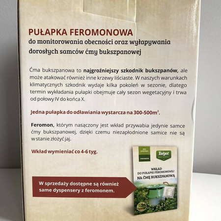 Pułapka feromonowa na ćmę bukszpanową