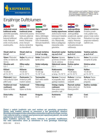 Jednoroczne kwiaty zapachowe Einjährige Duftblumen Mischung