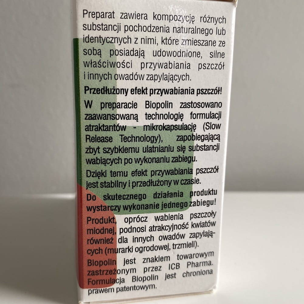 Biopolin Wabi Pszczoły, Trzmiele, Długodziałający 10 ml