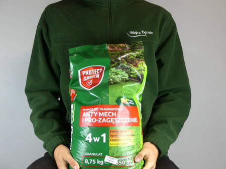 Nawóz do trawników 4w1 – Anty Mech i Pro-zagęszczenie – 8,75 kg Protect Garden