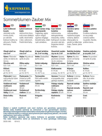 Czar letnich kwiatów Sommerblumen-Zauber Mix Mischung