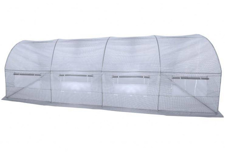Tunel foliowy 300x600 cm (18m2) biały
