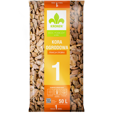 Kora ogrodowa drobna 8-20 mm – 50 l (paleta 45 szt.) Kronen