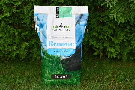 Mieszanka Traw Gazonowych Do Dosiewki i Regeneracji – Renowe – 5 kg 4Gardens