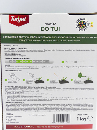 Nawóz z do tui z mikroelementami 1 kg