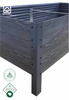 Podwyższona grządka – Woodlook Szary – Klasika Garden