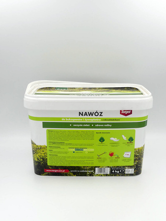 Nawóz z do bukszpanów i żywopłotów z mikroelementami 4 kg